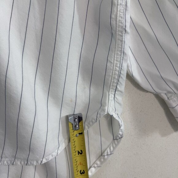 Babaton Striped Long Sleeve Button Shirt – Size Large– Aritzia White Black - Picture 5 of 12